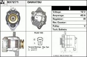 BKN 937271 - ALTERNADOR DAIHATSU