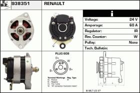 BKN 938351 - ALTERNADOR RENAULT TRUCKS