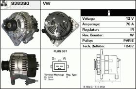 BKN 938390 - Alternador