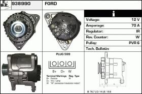 BKN 938990 - ALTERNADOR FORD