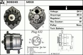 BKN 939340 - ALTERNADOR IVECO SCANIA