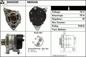 BKN 940300 - ALTERNADOR NISSAN