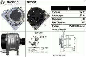 BKN 940930 - ALTERNADOR VW SKODA