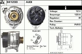 BKN 941200 - ALTERNADOR VW,AUDI