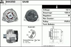 BKN 944350 - ALTERNADOR SAAB