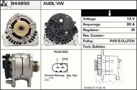 BKN 944850 - ALTERNADOR AUDI,VW