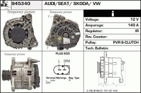 BKN 945340 - Alternador