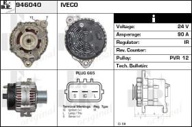 BKN 946040 - ALTERNADOR IVECO