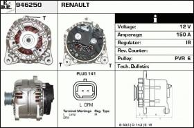 BKN 946250 - Alternador