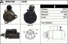 BKN 995169 - ALTERNADOR CASE IH